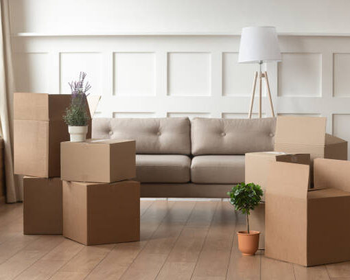 Umziehen ins neue Haus